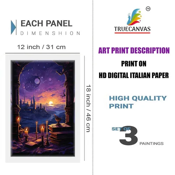 White__Abstract_Hd_Print_Painting_Set_Of_3_With_Frame_|_For_Home,_Living_Room_Gallery_&_Office,_White_Frame,_Size_-_13.50_X_19.50_Inch,_Sf309