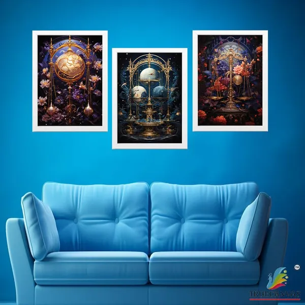 White__Abstract_Hd_Print_Painting_Set_Of_3_With_Frame_|_For_Home,_Living_Room_Gallery_&_Office,_White_Frame,_Size_-_13.50_X_19.50_Inch,_Sf310
