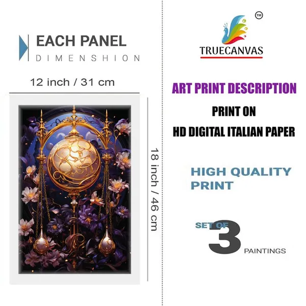 White__Abstract_Hd_Print_Painting_Set_Of_3_With_Frame_|_For_Home,_Living_Room_Gallery_&_Office,_White_Frame,_Size_-_13.50_X_19.50_Inch,_Sf310