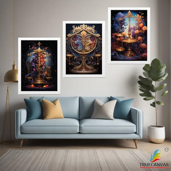 White__Abstract_Hd_Print_Painting_Set_Of_3_With_Frame_|_For_Home,_Living_Room_Gallery_&_Office,_White_Frame,_Size_-_13.50_X_19.50_Inch,_Sf312