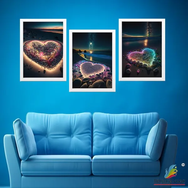 White__Abstract_Hd_Print_Painting_Set_Of_3_With_Frame_|_For_Home,_Living_Room_Gallery_&_Office,_White_Frame,_Size_-_13.50_X_19.50_Inch,_Sf314