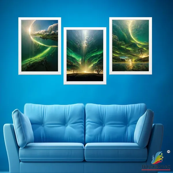White__Abstract_Hd_Print_Painting_Set_Of_3_With_Frame_|_For_Home,_Living_Room_Gallery_&_Office,_White_Frame,_Size_-_13.50_X_19.50_Inch,_Sf318