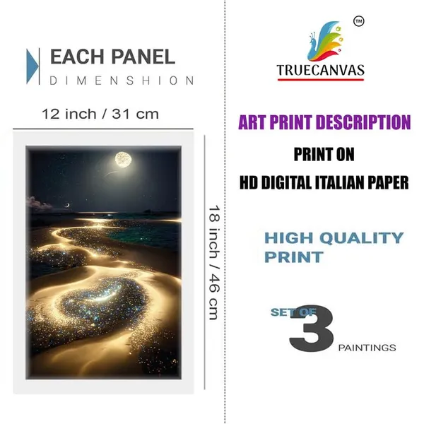 White__Abstract_Hd_Print_Painting_Set_Of_3_With_Frame_|_For_Home,_Living_Room_Gallery_&_Office,_White_Frame,_Size_-_13.50_X_19.50_Inch,_Sf319