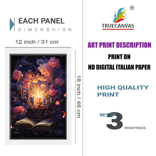 White__Abstract_Hd_Print_Painting_Set_Of_3_With_Frame_|_For_Home,_Living_Room_Gallery_&_Office,_White_Frame,_Size_-_13.50_X_19.50_Inch,_Sf323