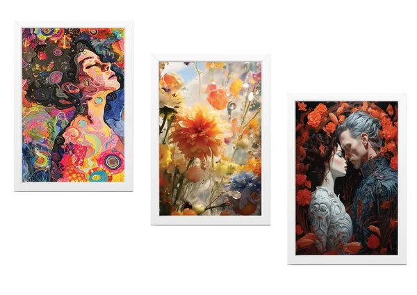 White__Abstract_Hd_Print_Painting_Set_Of_3_With_Frame_|_For_Home,_Living_Room_Gallery_&_Office,_White_Frame,_Size_-_13.50_X_19.50_Inch,_Sf325