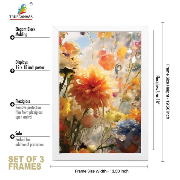 White__Abstract_Hd_Print_Painting_Set_Of_3_With_Frame_|_For_Home,_Living_Room_Gallery_&_Office,_White_Frame,_Size_-_13.50_X_19.50_Inch,_Sf325