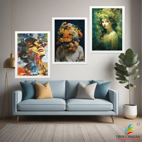 White__Abstract_Hd_Print_Painting_Set_Of_3_With_Frame_|_For_Home,_Living_Room_Gallery_&_Office,_White_Frame,_Size_-_13.50_X_19.50_Inch,_Sf328