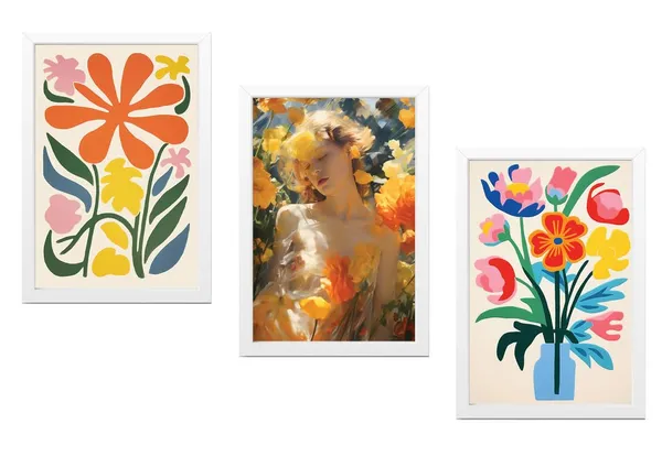 White__Abstract_Hd_Print_Painting_Set_Of_3_With_Frame_|_For_Home,_Living_Room_Gallery_&_Office,_White_Frame,_Size_-_13.50_X_19.50_Inch,_Sf331