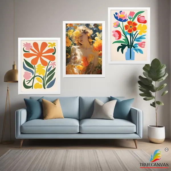 White__Abstract_Hd_Print_Painting_Set_Of_3_With_Frame_|_For_Home,_Living_Room_Gallery_&_Office,_White_Frame,_Size_-_13.50_X_19.50_Inch,_Sf331
