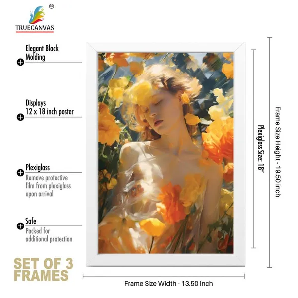 White__Abstract_Hd_Print_Painting_Set_Of_3_With_Frame_|_For_Home,_Living_Room_Gallery_&_Office,_White_Frame,_Size_-_13.50_X_19.50_Inch,_Sf331