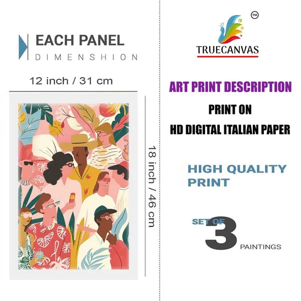 White__Abstract_Hd_Print_Painting_Set_Of_3_With_Frame_|_For_Home,_Living_Room_Gallery_&_Office,_White_Frame,_Size_-_13.50_X_19.50_Inch,_Sf333