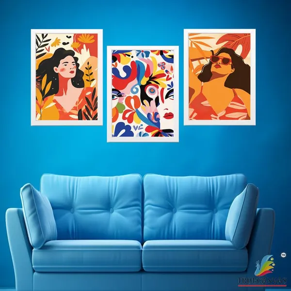White__Abstract_Hd_Print_Painting_Set_Of_3_With_Frame_|_For_Home,_Living_Room_Gallery_&_Office,_White_Frame,_Size_-_13.50_X_19.50_Inch,_Sf334