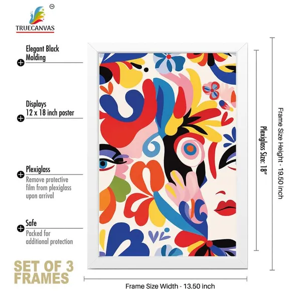 White__Abstract_Hd_Print_Painting_Set_Of_3_With_Frame_|_For_Home,_Living_Room_Gallery_&_Office,_White_Frame,_Size_-_13.50_X_19.50_Inch,_Sf334