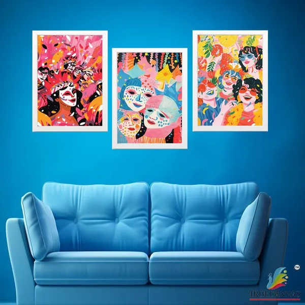 White__Abstract_Hd_Print_Painting_Set_Of_3_With_Frame_|_For_Home,_Living_Room_Gallery_&_Office,_White_Frame,_Size_-_13.50_X_19.50_Inch,_Sf335
