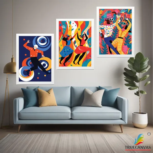 White__Abstract_Hd_Print_Painting_Set_Of_3_With_Frame_|_For_Home,_Living_Room_Gallery_&_Office,_White_Frame,_Size_-_13.50_X_19.50_Inch,_Sf337