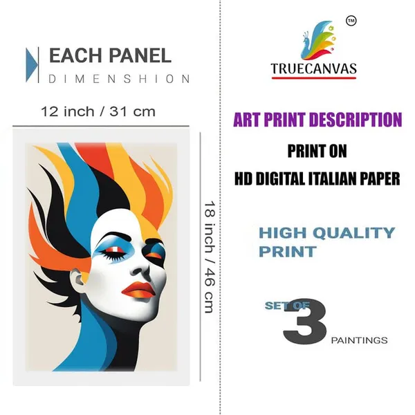 White__Abstract_Hd_Print_Painting_Set_Of_3_With_Frame_|_For_Home,_Living_Room_Gallery_&_Office,_White_Frame,_Size_-_13.50_X_19.50_Inch,_Sf338