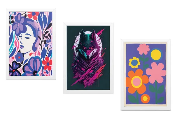 White__Abstract_Hd_Print_Painting_Set_Of_3_With_Frame_|_For_Home,_Living_Room_Gallery_&_Office,_White_Frame,_Size_-_13.50_X_19.50_Inch,_Sf339