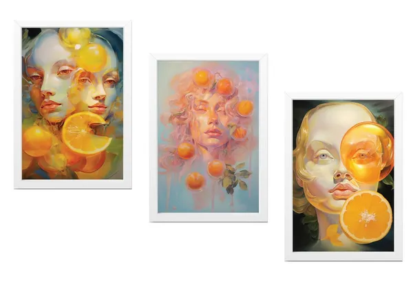 White__Abstract_Hd_Print_Painting_Set_Of_3_With_Frame_|_For_Home,_Living_Room_Gallery_&_Office,_White_Frame,_Size_-_13.50_X_19.50_Inch,_Sf340