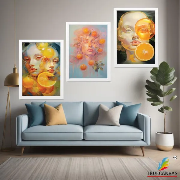 White__Abstract_Hd_Print_Painting_Set_Of_3_With_Frame_|_For_Home,_Living_Room_Gallery_&_Office,_White_Frame,_Size_-_13.50_X_19.50_Inch,_Sf340
