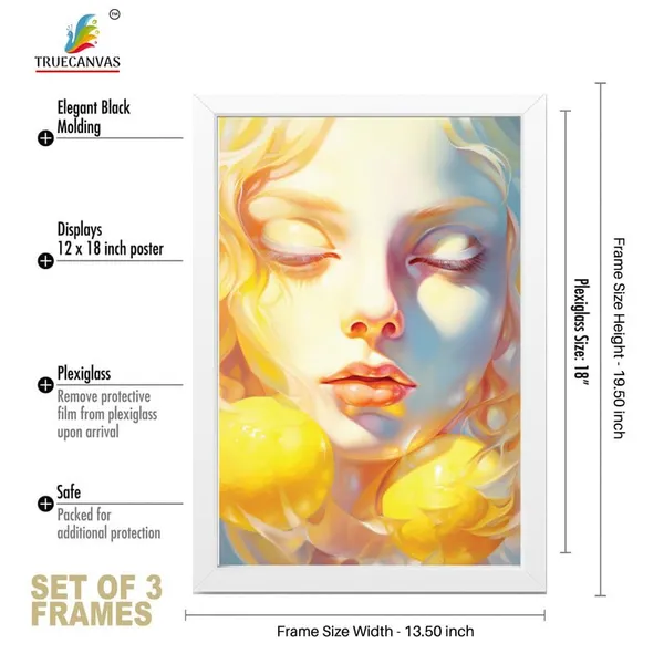 White__Abstract_Hd_Print_Painting_Set_Of_3_With_Frame_|_For_Home,_Living_Room_Gallery_&_Office,_White_Frame,_Size_-_13.50_X_19.50_Inch,_Sf341