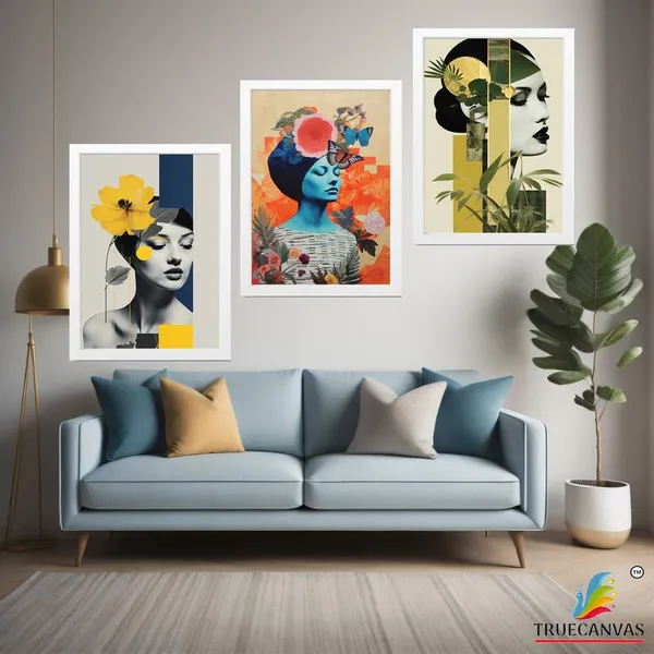 White__Abstract_Hd_Print_Painting_Set_Of_3_With_Frame_|_For_Home,_Living_Room_Gallery_&_Office,_White_Frame,_Size_-_13.50_X_19.50_Inch,_Sf342
