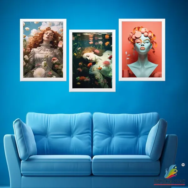 White__Abstract_Hd_Print_Painting_Set_Of_3_With_Frame_|_For_Home,_Living_Room_Gallery_&_Office,_White_Frame,_Size_-_13.50_X_19.50_Inch,_Sf344