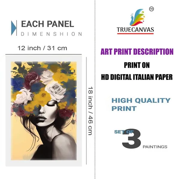 White__Abstract_Hd_Print_Painting_Set_Of_3_With_Frame_|_For_Home,_Living_Room_Gallery_&_Office,_White_Frame,_Size_-_13.50_X_19.50_Inch,_Sf345
