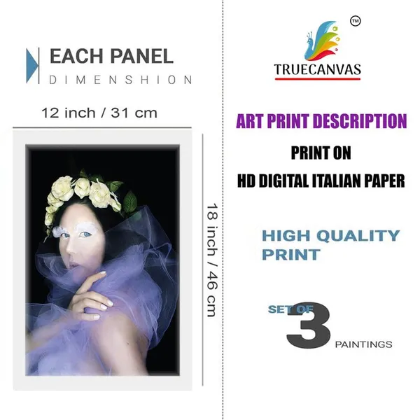 White__Abstract_Hd_Print_Painting_Set_Of_3_With_Frame_|_For_Home,_Living_Room_Gallery_&_Office,_White_Frame,_Size_-_13.50_X_19.50_Inch,_Sf352