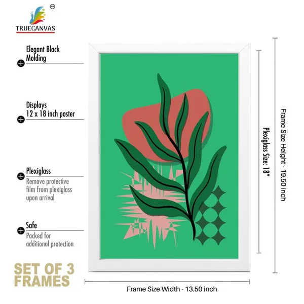 White__Abstract_Hd_Print_Painting_Set_Of_3_With_Frame_|_For_Home,_Living_Room_Gallery_&_Office,_White_Frame,_Size_-_13.50_X_19.50_Inch,_Sf355