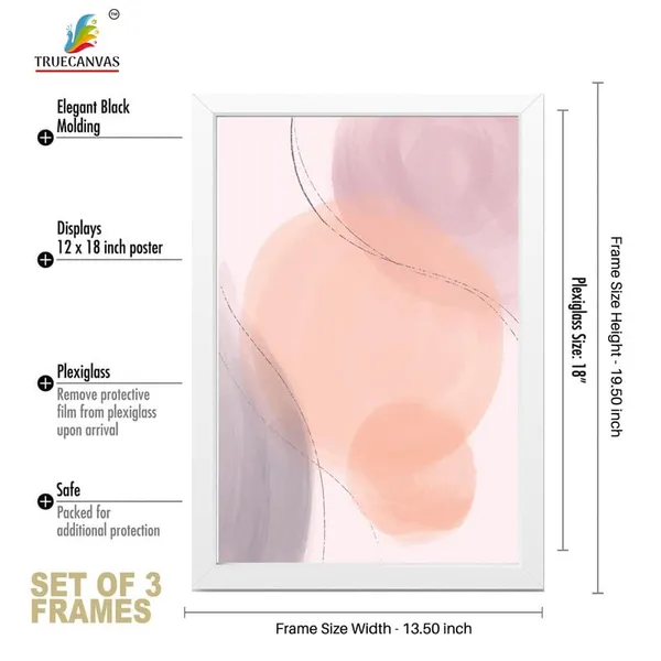 White__Abstract_Hd_Print_Painting_Set_Of_3_With_Frame_|_For_Home,_Living_Room_Gallery_&_Office,_White_Frame,_Size_-_13.50_X_19.50_Inch,_Sf358