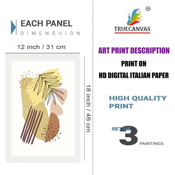 White__Abstract_Hd_Print_Painting_Set_Of_3_With_Frame_|_For_Home,_Living_Room_Gallery_&_Office,_White_Frame,_Size_-_13.50_X_19.50_Inch,_Sf359