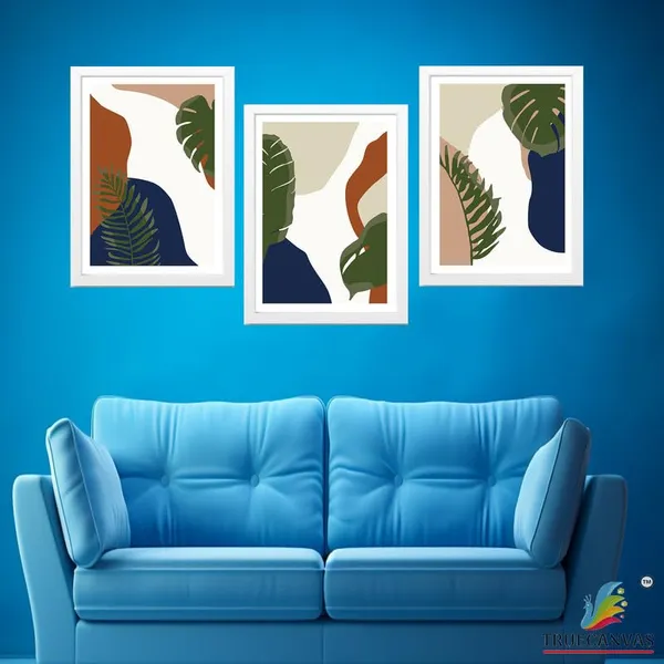 White__Abstract_Hd_Print_Painting_Set_Of_3_With_Frame_|_For_Home,_Living_Room_Gallery_&_Office,_White_Frame,_Size_-_13.50_X_19.50_Inch,_Sf363
