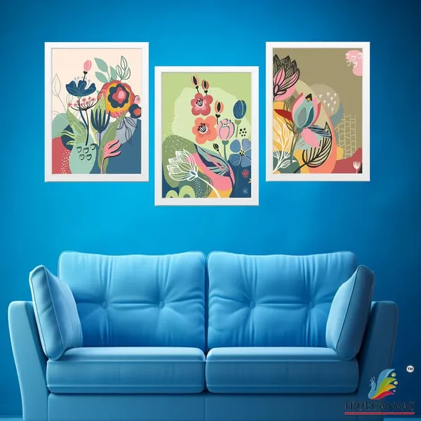 White__Abstract_Hd_Print_Painting_Set_Of_3_With_Frame_|_For_Home,_Living_Room_Gallery_&_Office,_White_Frame,_Size_-_13.50_X_19.50_Inch,_Sf364