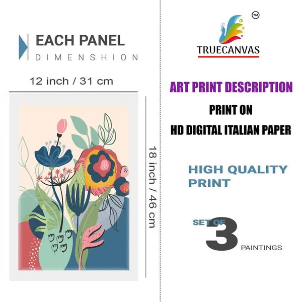 White__Abstract_Hd_Print_Painting_Set_Of_3_With_Frame_|_For_Home,_Living_Room_Gallery_&_Office,_White_Frame,_Size_-_13.50_X_19.50_Inch,_Sf364