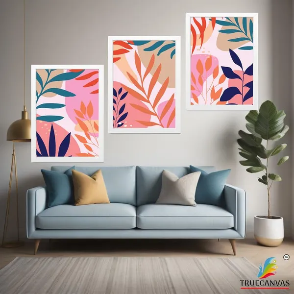 White__Abstract_Hd_Print_Painting_Set_Of_3_With_Frame_|_For_Home,_Living_Room_Gallery_&_Office,_White_Frame,_Size_-_13.50_X_19.50_Inch,_Sf365