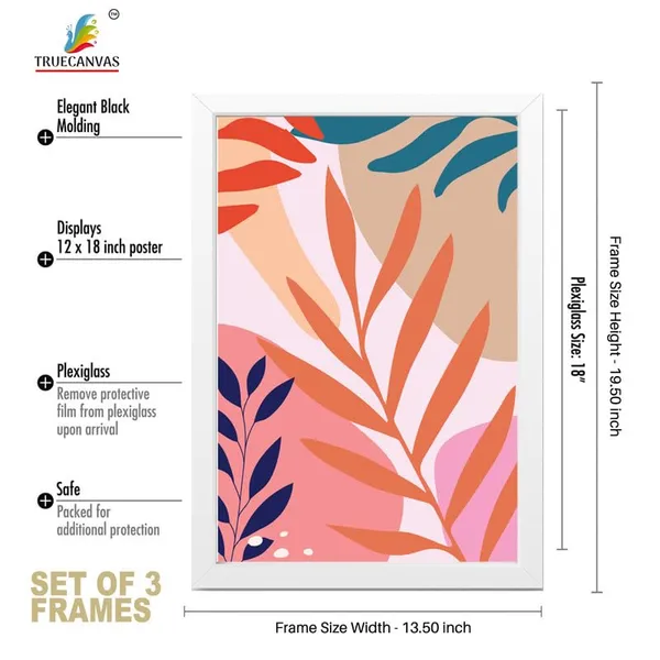 White__Abstract_Hd_Print_Painting_Set_Of_3_With_Frame_|_For_Home,_Living_Room_Gallery_&_Office,_White_Frame,_Size_-_13.50_X_19.50_Inch,_Sf365