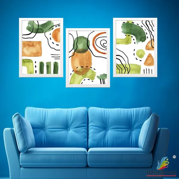White__Abstract_Hd_Print_Painting_Set_Of_3_With_Frame_|_For_Home,_Living_Room_Gallery_&_Office,_White_Frame,_Size_-_13.50_X_19.50_Inch,_Sf366