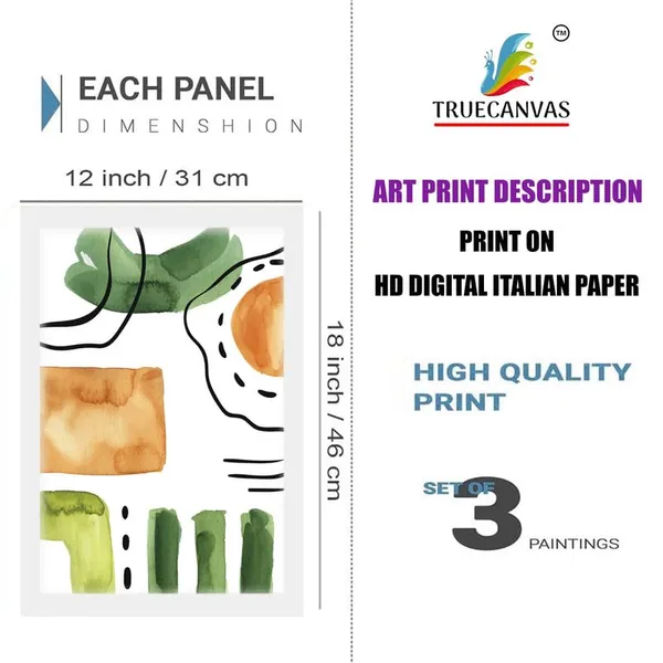 White__Abstract_Hd_Print_Painting_Set_Of_3_With_Frame_|_For_Home,_Living_Room_Gallery_&_Office,_White_Frame,_Size_-_13.50_X_19.50_Inch,_Sf366