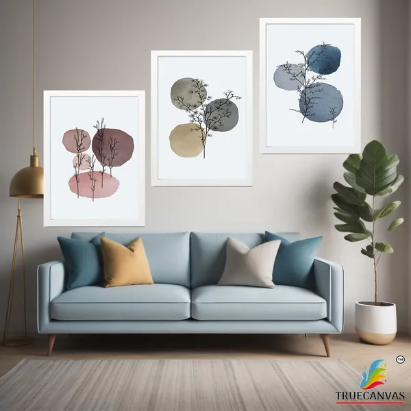White__Abstract_Hd_Print_Painting_Set_Of_3_With_Frame_|_For_Home,_Living_Room_Gallery_&_Office,_White_Frame,_Size_-_13.50_X_19.50_Inch,_Sf367