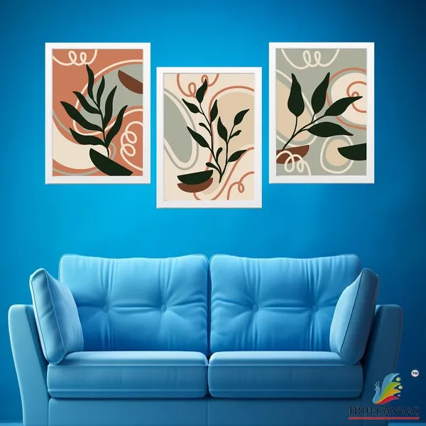 White__Abstract_Hd_Print_Painting_Set_Of_3_With_Frame_|_For_Home,_Living_Room_Gallery_&_Office,_White_Frame,_Size_-_13.50_X_19.50_Inch,_Sf374