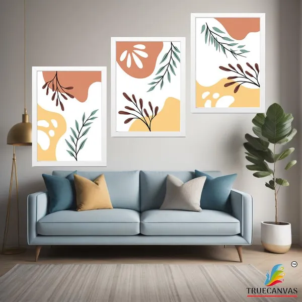 White__Abstract_Hd_Print_Painting_Set_Of_3_With_Frame_|_For_Home,_Living_Room_Gallery_&_Office,_White_Frame,_Size_-_13.50_X_19.50_Inch,_Sf376