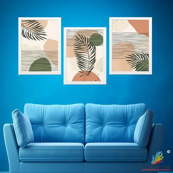White__Abstract_Hd_Print_Painting_Set_Of_3_With_Frame_|_For_Home,_Living_Room_Gallery_&_Office,_White_Frame,_Size_-_13.50_X_19.50_Inch,_Sf377