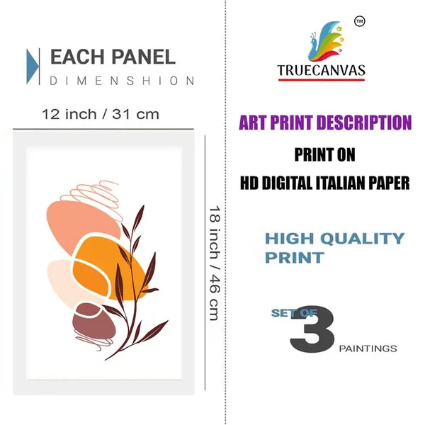 White__Abstract_Hd_Print_Painting_Set_Of_3_With_Frame_|_For_Home,_Living_Room_Gallery_&_Office,_White_Frame,_Size_-_13.50_X_19.50_Inch,_Sf378