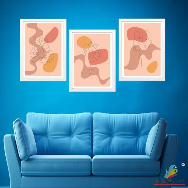 White__Abstract_Hd_Print_Painting_Set_Of_3_With_Frame_|_For_Home,_Living_Room_Gallery_&_Office,_White_Frame,_Size_-_13.50_X_19.50_Inch,_Sf379
