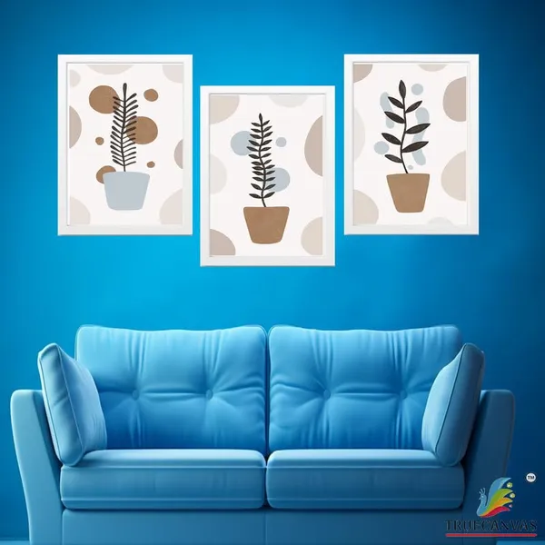 White__Abstract_Hd_Print_Painting_Set_Of_3_With_Frame_|_For_Home,_Living_Room_Gallery_&_Office,_White_Frame,_Size_-_13.50_X_19.50_Inch,_Sf382