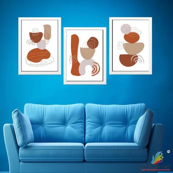 White__Abstract_Hd_Print_Painting_Set_Of_3_With_Frame_|_For_Home,_Living_Room_Gallery_&_Office,_White_Frame,_Size_-_13.50_X_19.50_Inch,_Sf384