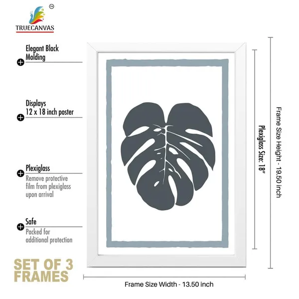 White__Abstract_Hd_Print_Painting_Set_Of_3_With_Frame_|_For_Home,_Living_Room_Gallery_&_Office,_White_Frame,_Size_-_13.50_X_19.50_Inch,_Sf385
