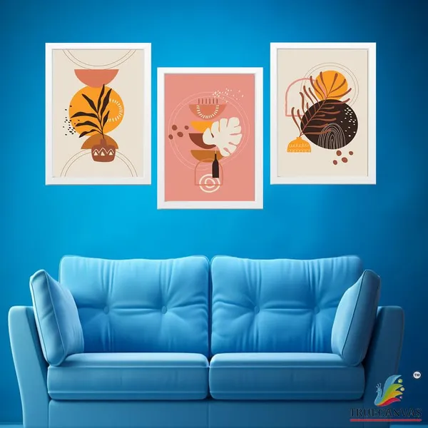 White__Abstract_Hd_Print_Painting_Set_Of_3_With_Frame_|_For_Home,_Living_Room_Gallery_&_Office,_White_Frame,_Size_-_13.50_X_19.50_Inch,_Sf388