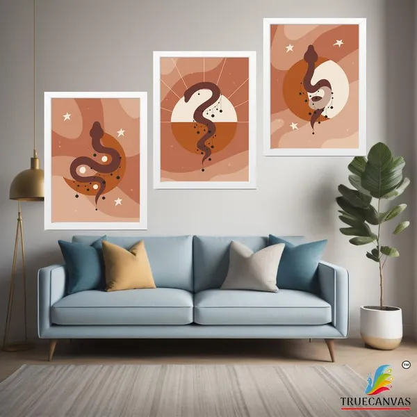 White__Abstract_Hd_Print_Painting_Set_Of_3_With_Frame_|_For_Home,_Living_Room_Gallery_&_Office,_White_Frame,_Size_-_13.50_X_19.50_Inch,_Sf389