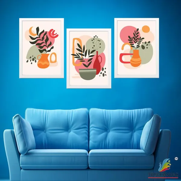 White__Abstract_Hd_Print_Painting_Set_Of_3_With_Frame_|_For_Home,_Living_Room_Gallery_&_Office,_White_Frame,_Size_-_13.50_X_19.50_Inch,_Sf393